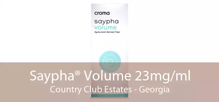 Saypha® Volume 23mg/ml Country Club Estates - Georgia