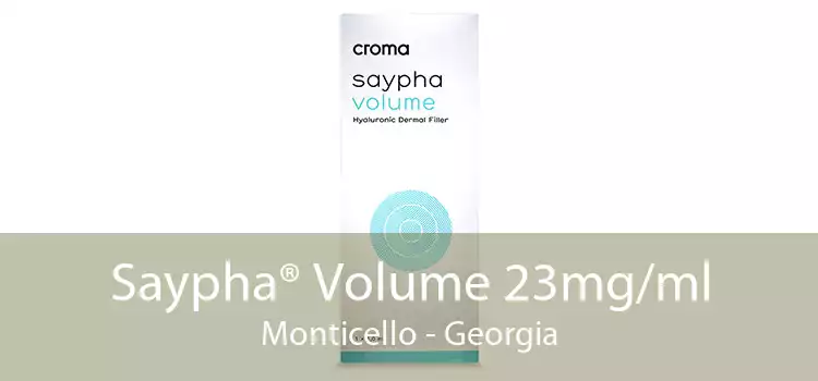 Saypha® Volume 23mg/ml Monticello - Georgia