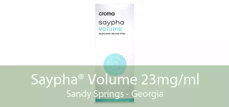 Saypha® Volume 23mg/ml Sandy Springs - Georgia