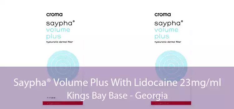 Saypha® Volume Plus With Lidocaine 23mg/ml Kings Bay Base - Georgia