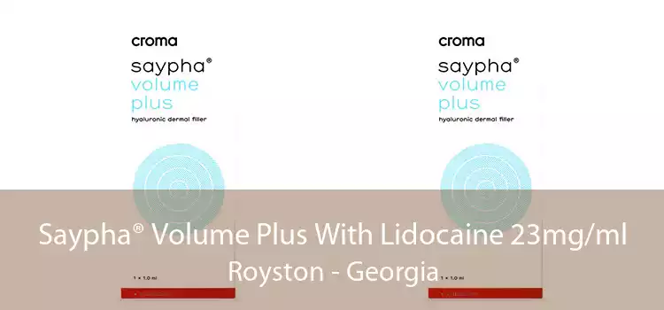 Saypha® Volume Plus With Lidocaine 23mg/ml Royston - Georgia