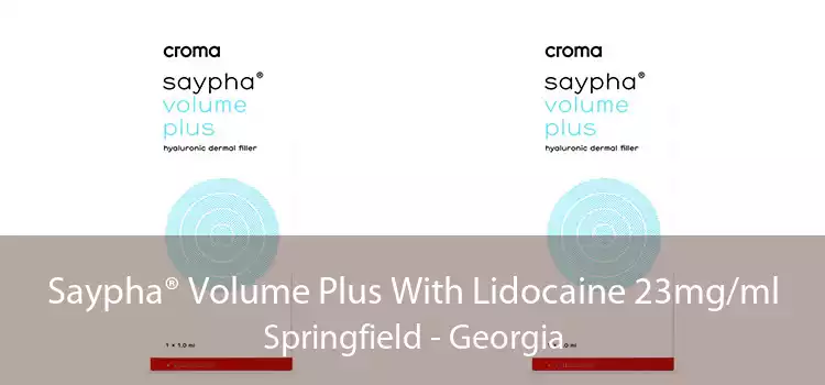Saypha® Volume Plus With Lidocaine 23mg/ml Springfield - Georgia