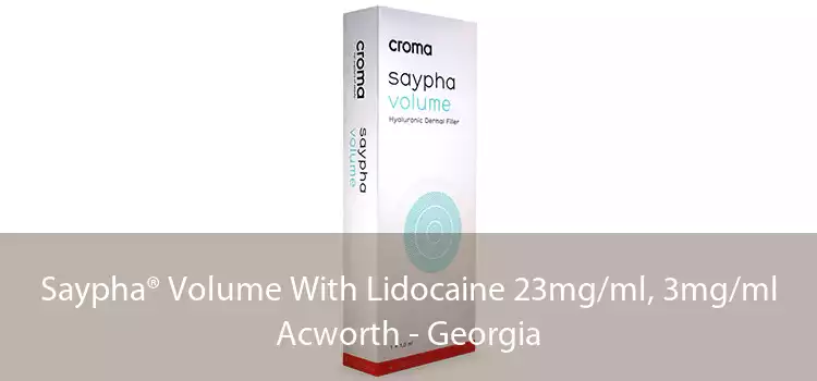 Saypha® Volume With Lidocaine 23mg/ml, 3mg/ml Acworth - Georgia