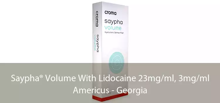 Saypha® Volume With Lidocaine 23mg/ml, 3mg/ml Americus - Georgia