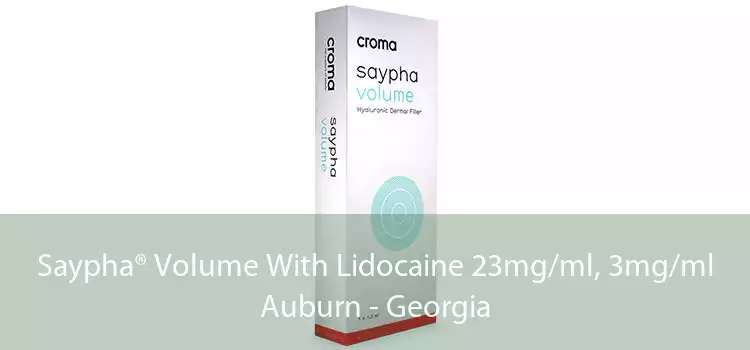 Saypha® Volume With Lidocaine 23mg/ml, 3mg/ml Auburn - Georgia