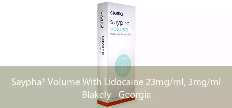 Saypha® Volume With Lidocaine 23mg/ml, 3mg/ml Blakely - Georgia