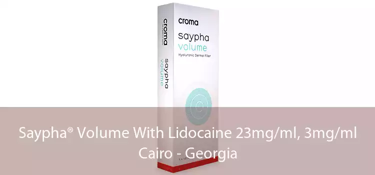 Saypha® Volume With Lidocaine 23mg/ml, 3mg/ml Cairo - Georgia