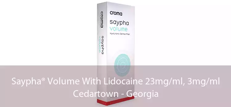 Saypha® Volume With Lidocaine 23mg/ml, 3mg/ml Cedartown - Georgia
