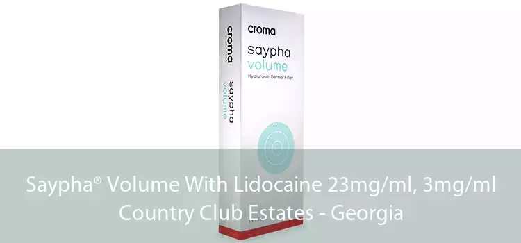 Saypha® Volume With Lidocaine 23mg/ml, 3mg/ml Country Club Estates - Georgia