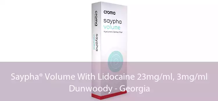 Saypha® Volume With Lidocaine 23mg/ml, 3mg/ml Dunwoody - Georgia