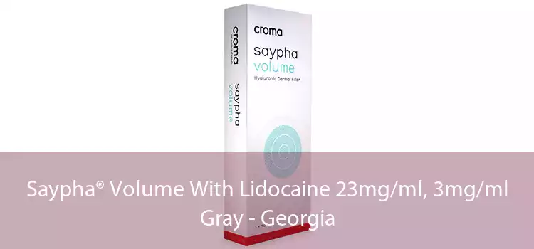 Saypha® Volume With Lidocaine 23mg/ml, 3mg/ml Gray - Georgia