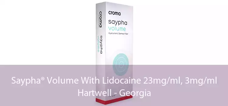 Saypha® Volume With Lidocaine 23mg/ml, 3mg/ml Hartwell - Georgia