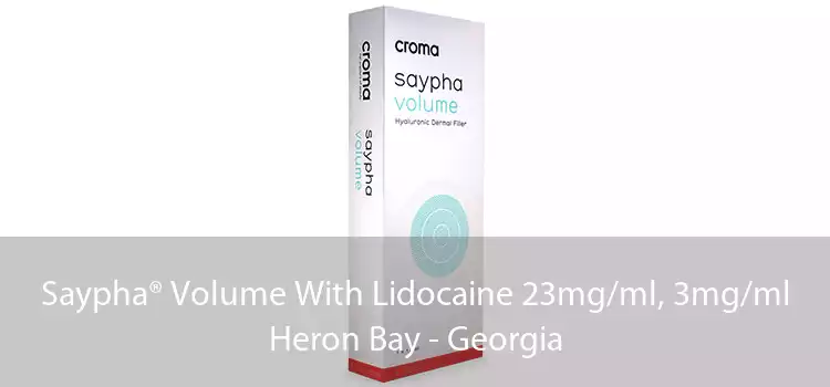 Saypha® Volume With Lidocaine 23mg/ml, 3mg/ml Heron Bay - Georgia