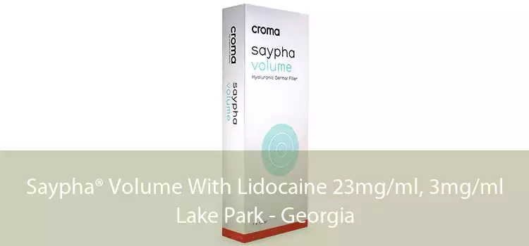 Saypha® Volume With Lidocaine 23mg/ml, 3mg/ml Lake Park - Georgia