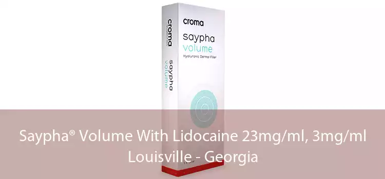 Saypha® Volume With Lidocaine 23mg/ml, 3mg/ml Louisville - Georgia