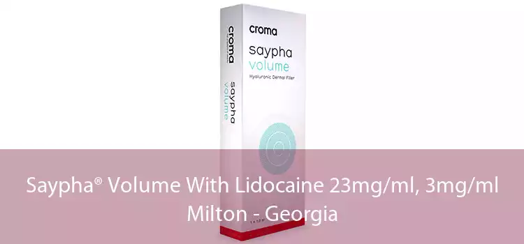 Saypha® Volume With Lidocaine 23mg/ml, 3mg/ml Milton - Georgia
