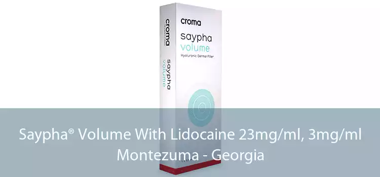 Saypha® Volume With Lidocaine 23mg/ml, 3mg/ml Montezuma - Georgia