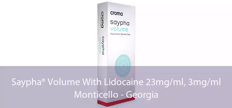 Saypha® Volume With Lidocaine 23mg/ml, 3mg/ml Monticello - Georgia