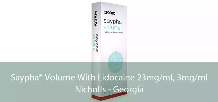 Saypha® Volume With Lidocaine 23mg/ml, 3mg/ml Nicholls - Georgia