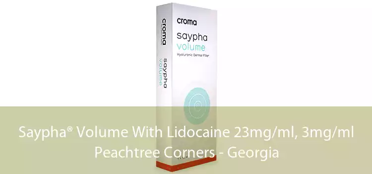 Saypha® Volume With Lidocaine 23mg/ml, 3mg/ml Peachtree Corners - Georgia