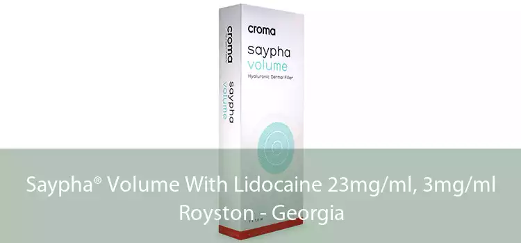 Saypha® Volume With Lidocaine 23mg/ml, 3mg/ml Royston - Georgia