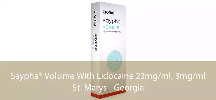 Saypha® Volume With Lidocaine 23mg/ml, 3mg/ml St. Marys - Georgia