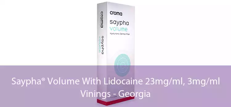 Saypha® Volume With Lidocaine 23mg/ml, 3mg/ml Vinings - Georgia