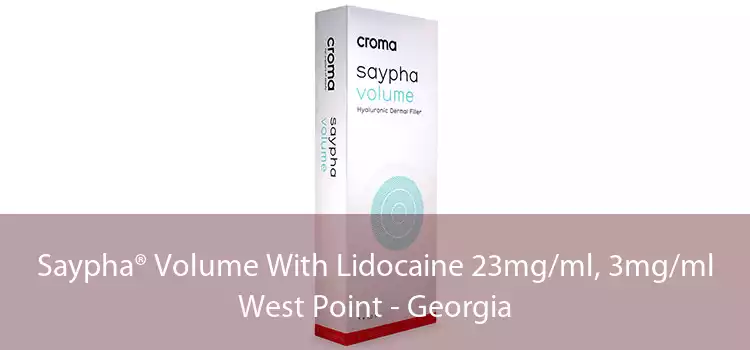 Saypha® Volume With Lidocaine 23mg/ml, 3mg/ml West Point - Georgia