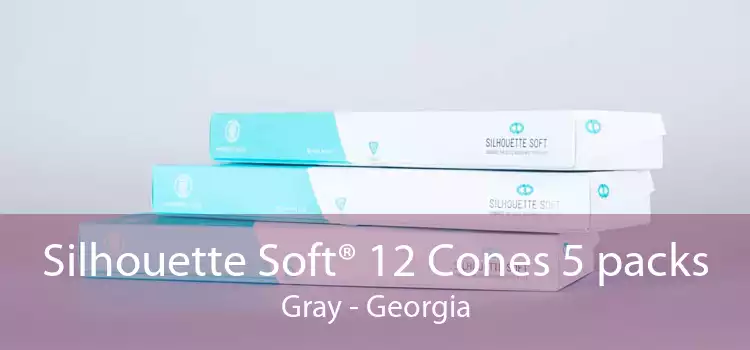 Silhouette Soft® 12 Cones 5 packs Gray - Georgia
