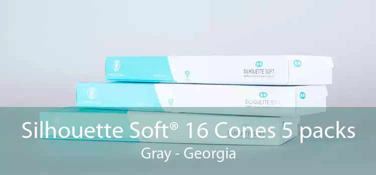 Silhouette Soft® 16 Cones 5 packs Gray - Georgia