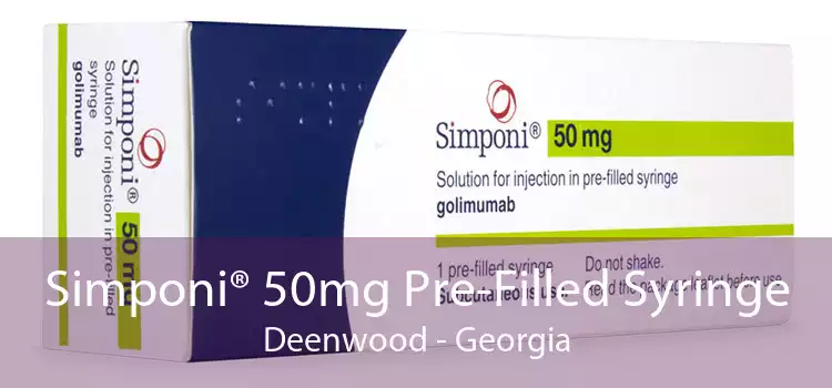Simponi® 50mg Pre-Filled Syringe Deenwood - Georgia