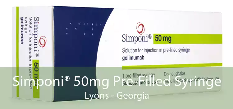 Simponi® 50mg Pre-Filled Syringe Lyons - Georgia