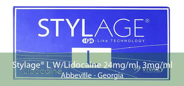 Stylage® L W/Lidocaine 24mg/ml, 3mg/ml Abbeville - Georgia