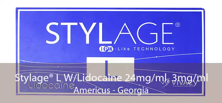 Stylage® L W/Lidocaine 24mg/ml, 3mg/ml Americus - Georgia