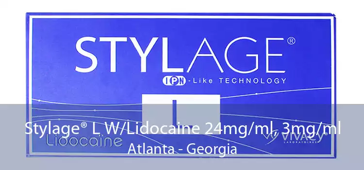 Stylage® L W/Lidocaine 24mg/ml, 3mg/ml Atlanta - Georgia