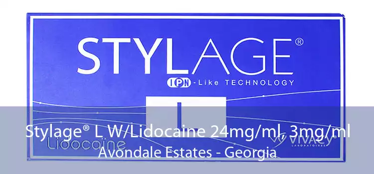 Stylage® L W/Lidocaine 24mg/ml, 3mg/ml Avondale Estates - Georgia
