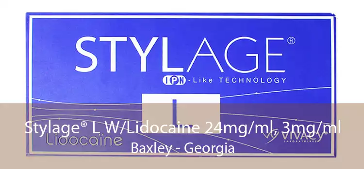 Stylage® L W/Lidocaine 24mg/ml, 3mg/ml Baxley - Georgia