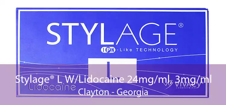 Stylage® L W/Lidocaine 24mg/ml, 3mg/ml Clayton - Georgia