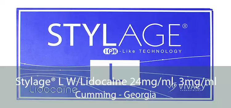 Stylage® L W/Lidocaine 24mg/ml, 3mg/ml Cumming - Georgia