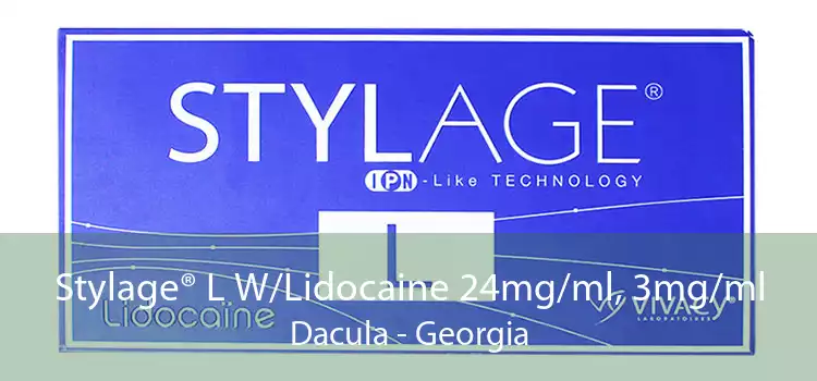 Stylage® L W/Lidocaine 24mg/ml, 3mg/ml Dacula - Georgia
