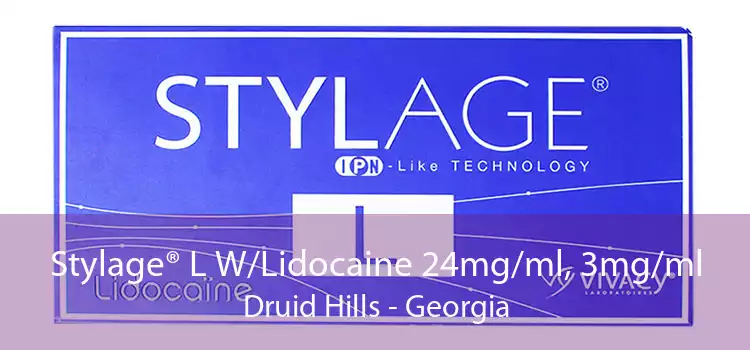 Stylage® L W/Lidocaine 24mg/ml, 3mg/ml Druid Hills - Georgia