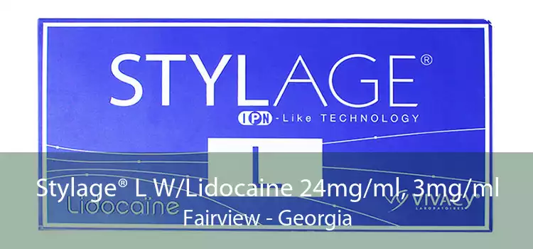 Stylage® L W/Lidocaine 24mg/ml, 3mg/ml Fairview - Georgia