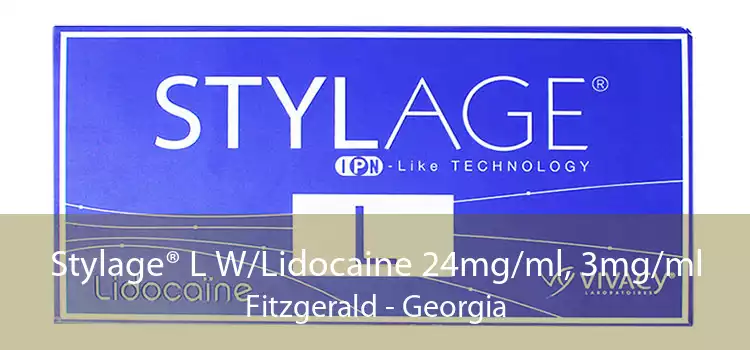 Stylage® L W/Lidocaine 24mg/ml, 3mg/ml Fitzgerald - Georgia