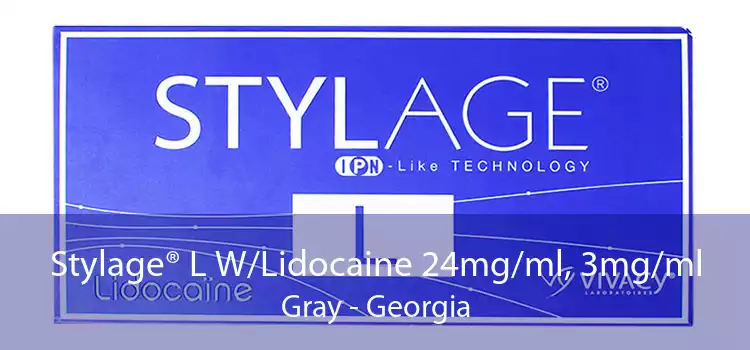 Stylage® L W/Lidocaine 24mg/ml, 3mg/ml Gray - Georgia