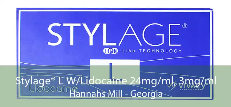 Stylage® L W/Lidocaine 24mg/ml, 3mg/ml Hannahs Mill - Georgia
