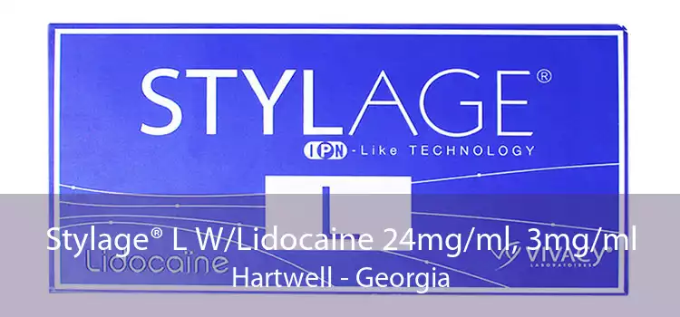 Stylage® L W/Lidocaine 24mg/ml, 3mg/ml Hartwell - Georgia