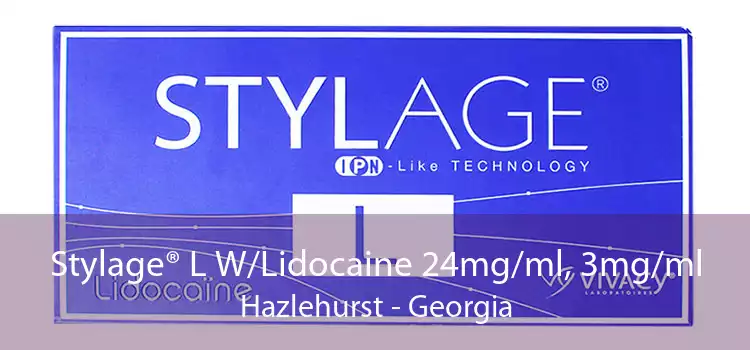 Stylage® L W/Lidocaine 24mg/ml, 3mg/ml Hazlehurst - Georgia