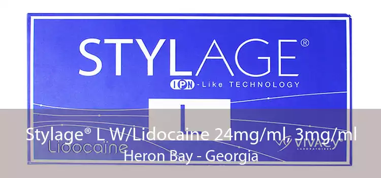 Stylage® L W/Lidocaine 24mg/ml, 3mg/ml Heron Bay - Georgia