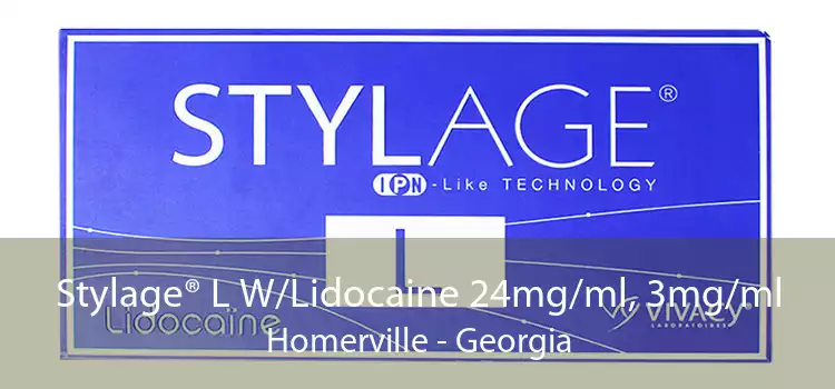 Stylage® L W/Lidocaine 24mg/ml, 3mg/ml Homerville - Georgia