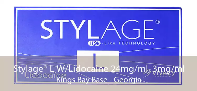 Stylage® L W/Lidocaine 24mg/ml, 3mg/ml Kings Bay Base - Georgia